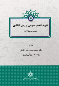 نظریه انتخاب عمومی؛ بررسی انتقادی