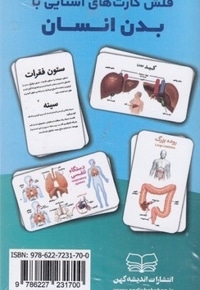 فلش کارت های آشنایی با بدن انسان