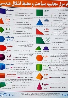  کتاب فرمول محاسبه اشکال