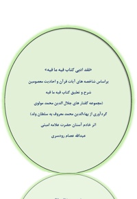نقد ادبی بر کتاب فیه ما فیه جلد اول