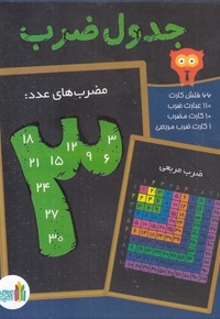 فلش کارت وایت بوردی جدول ضرب