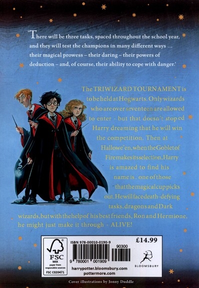 زبان اصلی هری  پاتر   4  جام  آتش