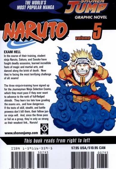 مجموعه مانگا NARUTo 5