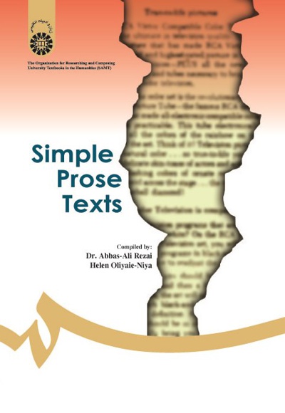  Simple Prose Texts - ناشر: سازمان سمت - نویسنده: عباس علی رضایی